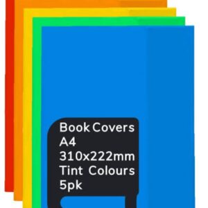 A4 Book Covers Precut Colours 10s