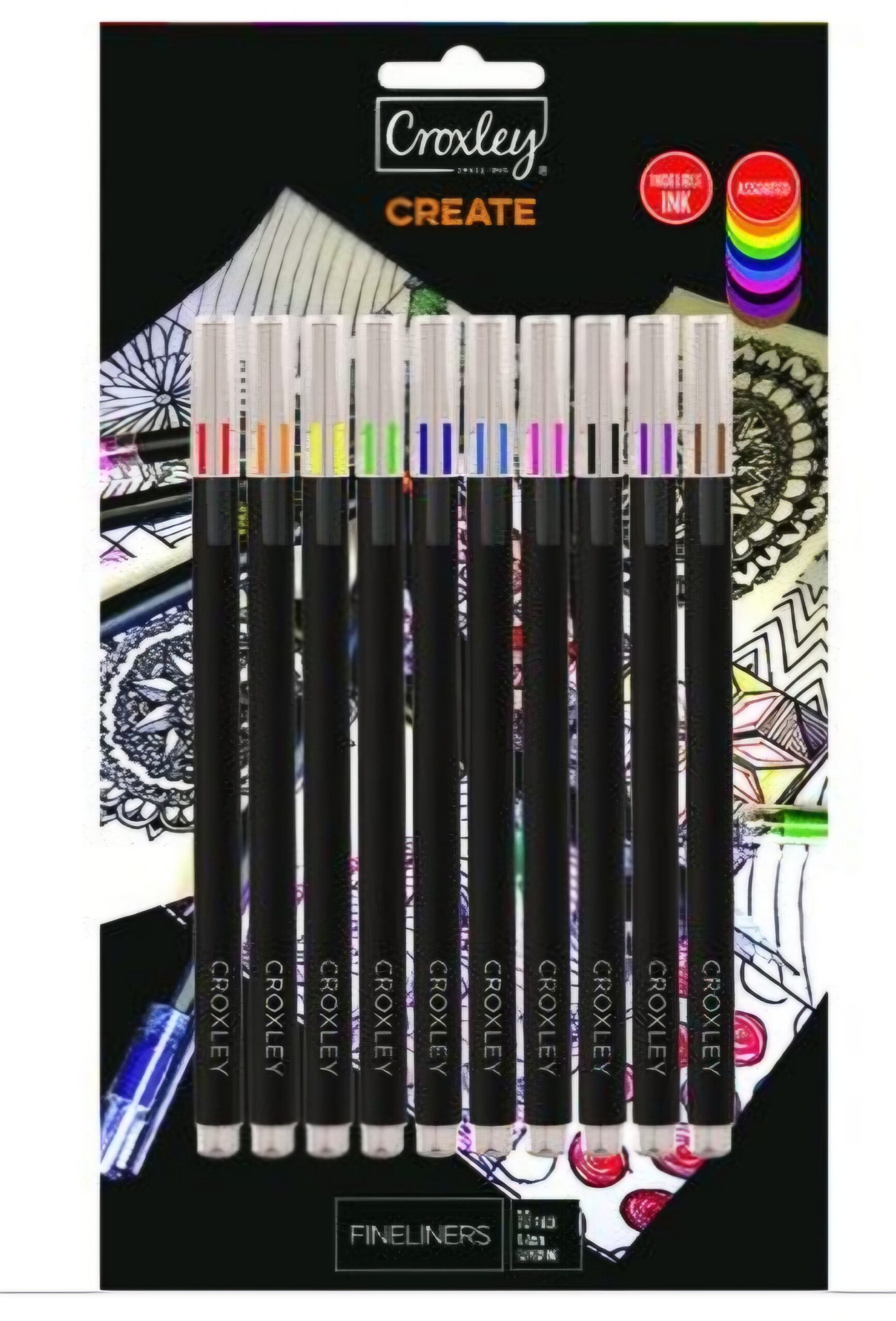 Fine Liners Kit Croxley Create Fine Liners (10 pack) | Ask the Moms