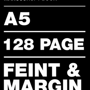 A5 128pg Manuscript Book
