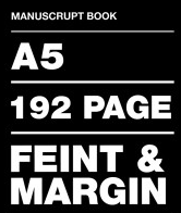 A5 192pg Manuscript Book