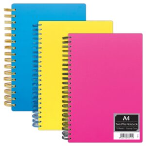 A4 Neon Note Book