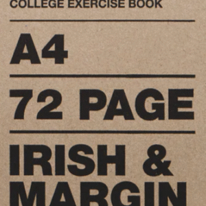 A4 72pg Exercise Book (Irish and Margin)