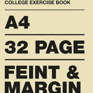 A4 32pg Exercise Book ( Feint & Margin)