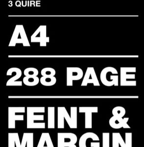 A4 288pg Q3 (Feint & Margin)
