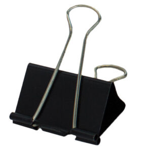 25mm Foldback Clips Black Each